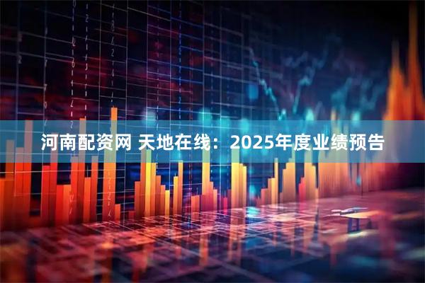 河南配资网 天地在线：2025年度业绩预告